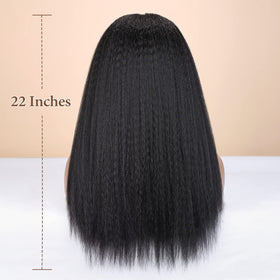 WIGNEE 22in wig styled into a high ponytail option.