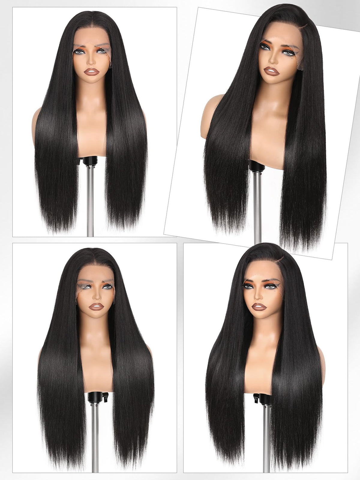 WIGNEE natural black wig offers versatile styling and a seamless look