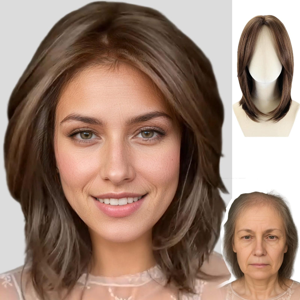 WIGYY mono-top lace front wig provides natural scalp illusion for everyday wear.