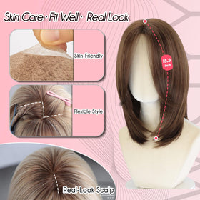 WIGYY quick-style 10-seconds design enables fast, effortless daily looks.