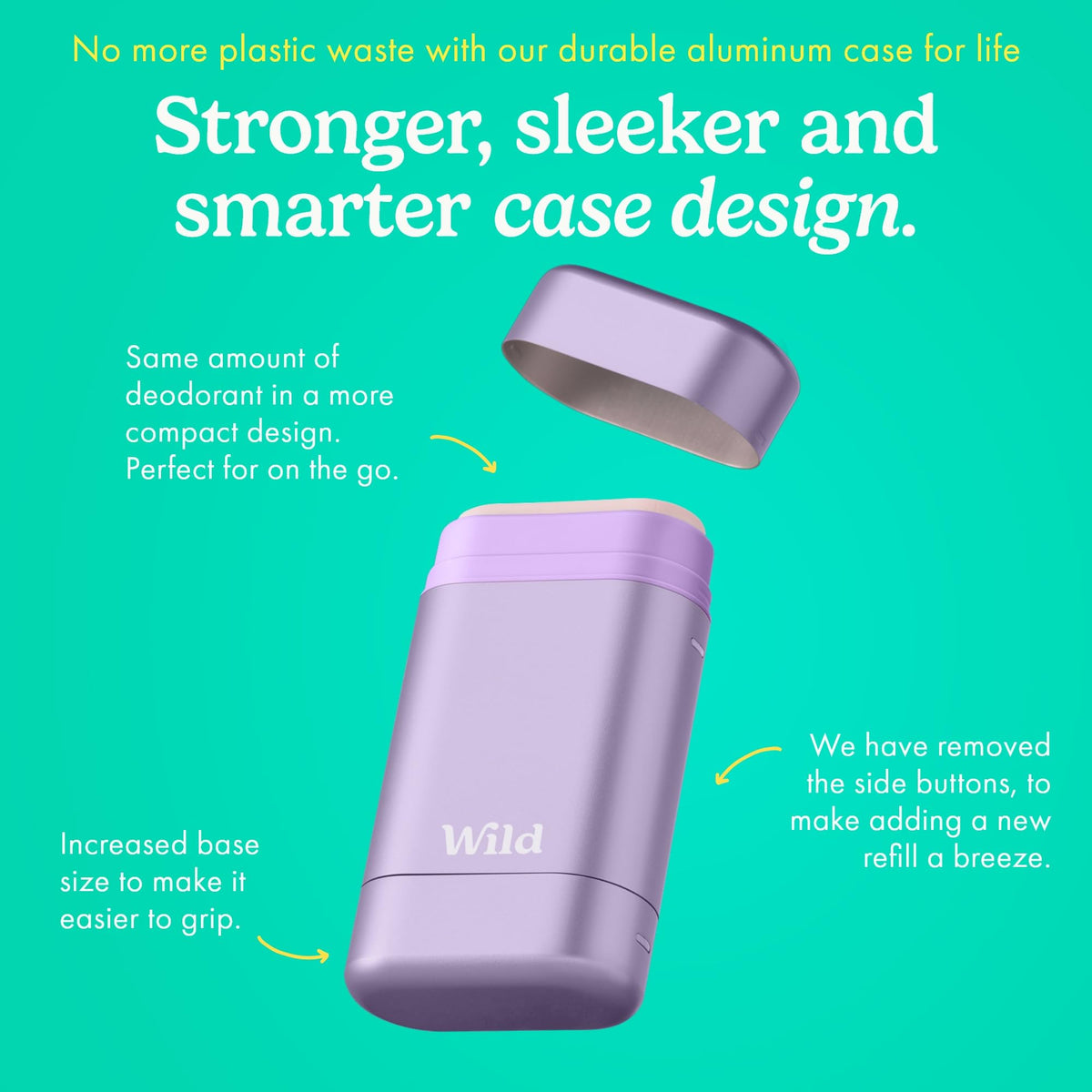 Application swipes shown for quick, mess-free underarm fragrance each morning.