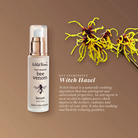 Wild Ferns Bee Venom Serum NZ origin, pure Manuka Honey, high-quality skincare.