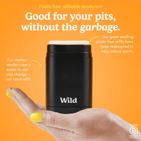 Refill pack in bamboo pulp for a zero-plastic routine with Wild Full Monty.