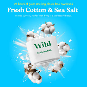 Wild Full Monty Coconut & Vanilla scent for a soft, sweet aroma.