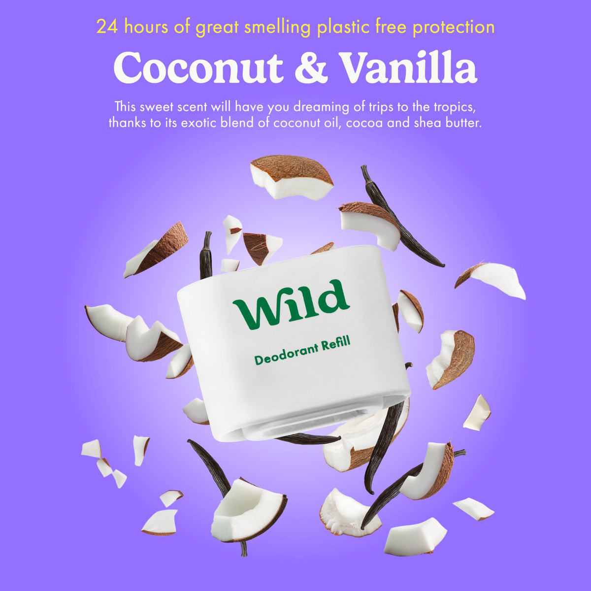Wild Full Monty Ocean Mist scent for crisp, refreshing mood.