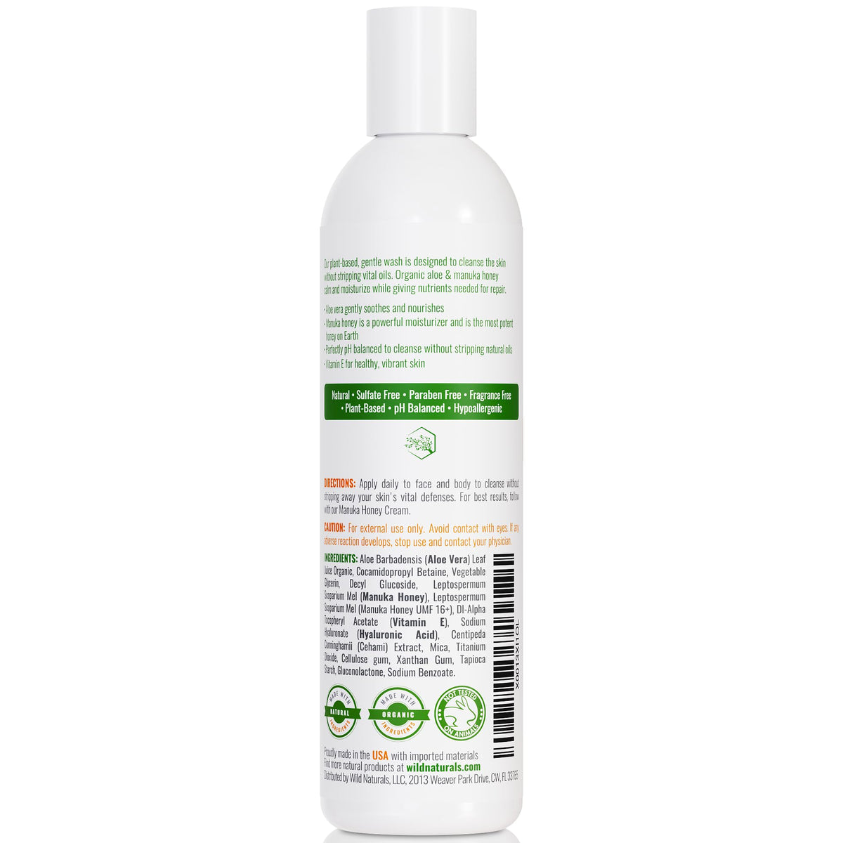 Gentle wash designed for eczema and psoriasis-prone skin