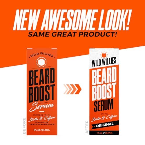 Wild Willies usage scene with morning beard care routine.
