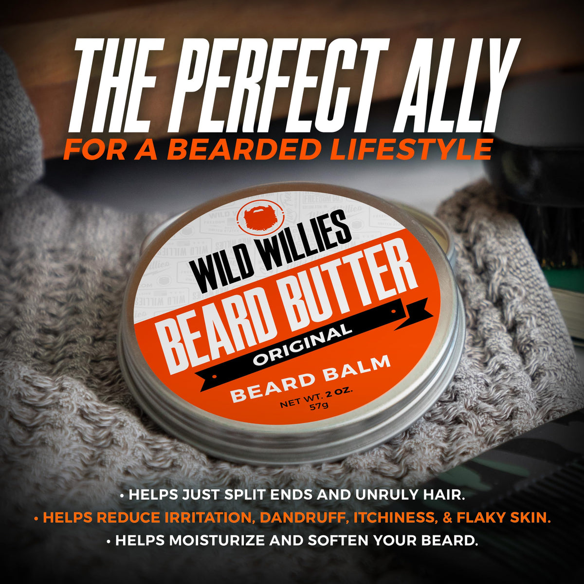 Wild Willies cool mint scent balm highlighting refreshing aroma