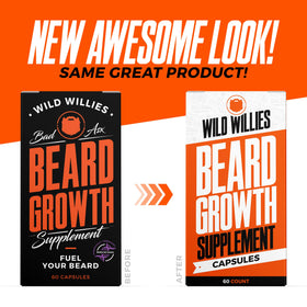 Wild Willies grooming routine with supplements fits busy mornings.