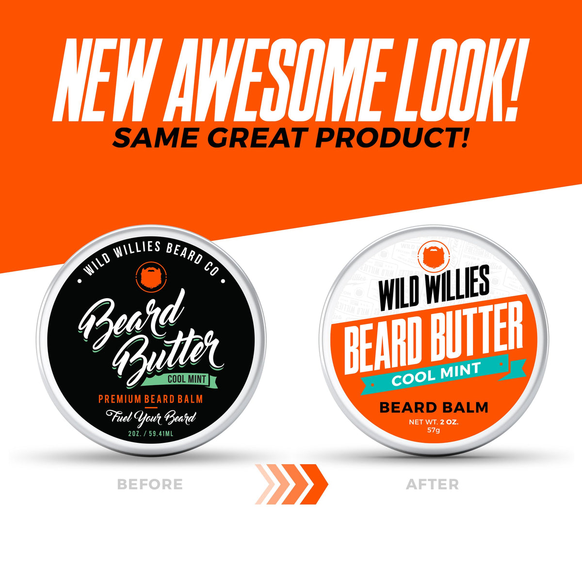 Wild Willies organic coconut oil in the balm formula for moisture