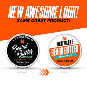 Wild Willies organic coconut oil in the balm formula for moisture