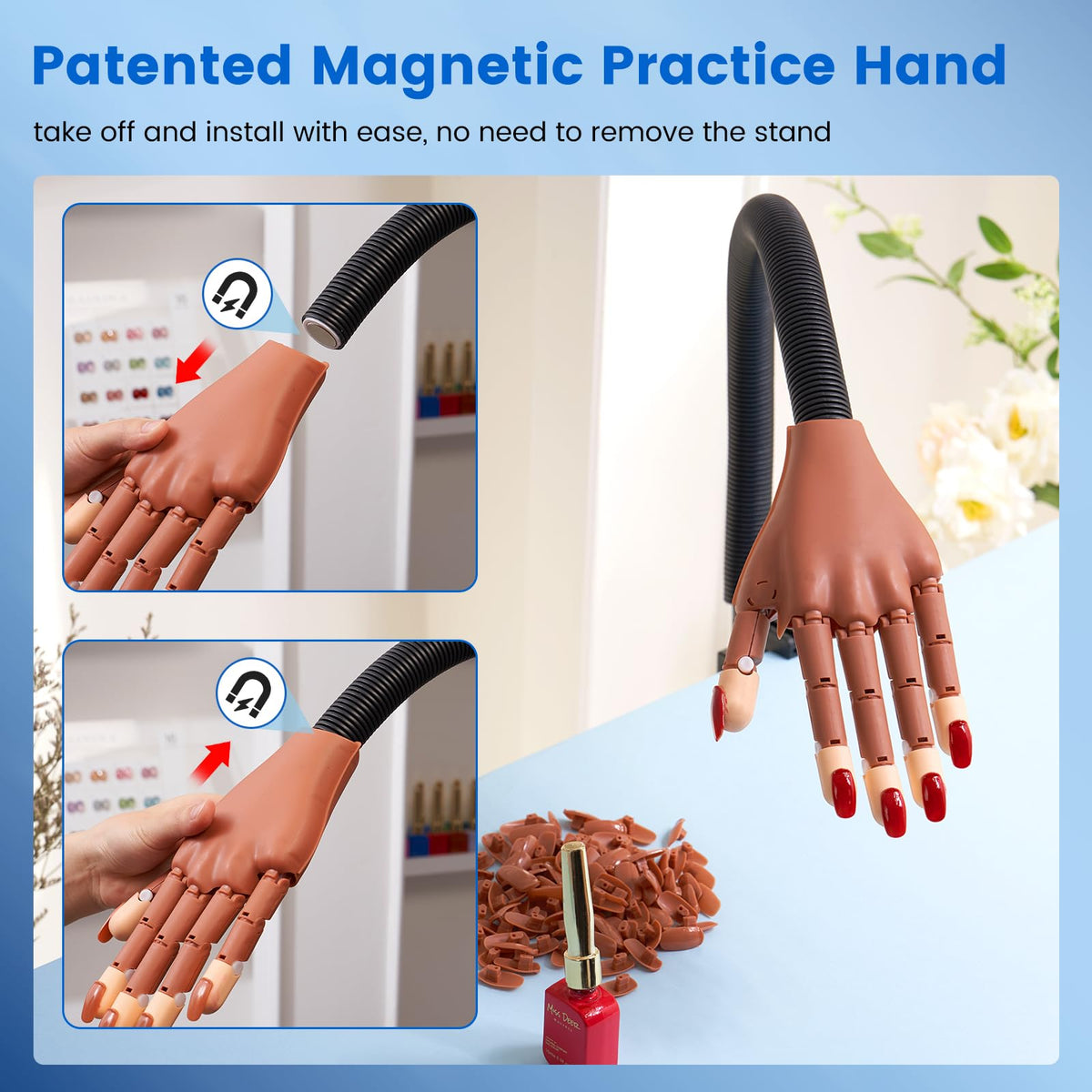 Wilfniee flexible articulated fingers demonstrating realistic finger movement