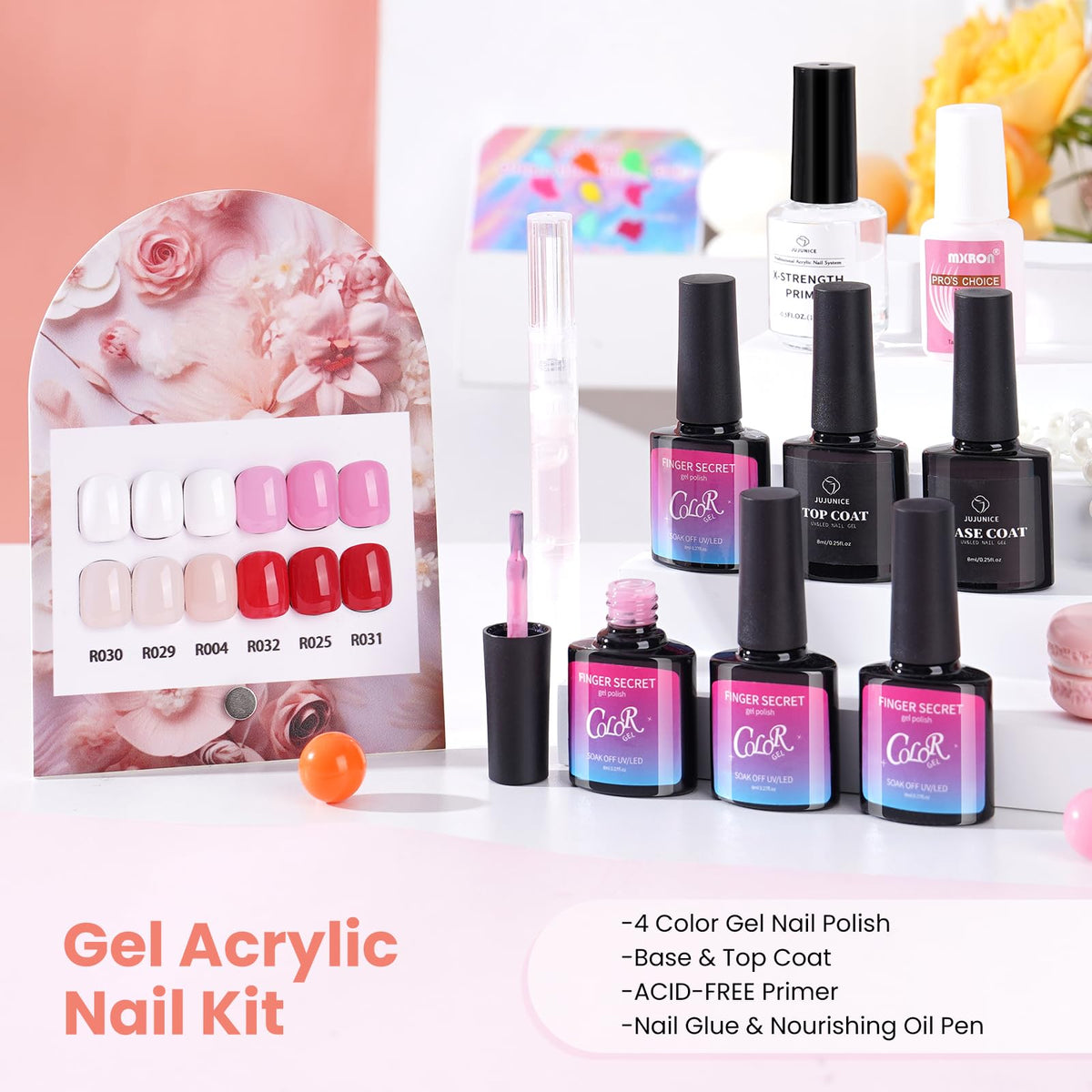 The Wilfniee gel polish in tender pink delivers elegant nails
