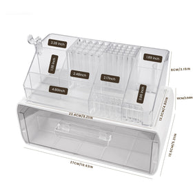 Wilfniee-multi-functional-storage-solution suits nail and makeup supplies.