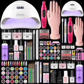 Wilfniee 80W nail lamp provides quick, even curing for home nails.