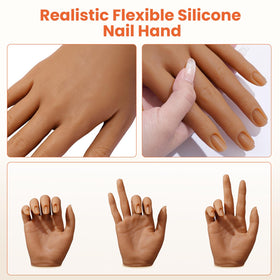 Wilfniee nail tips slots securely hold tips for glue-free practice.