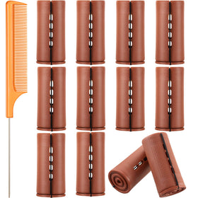 WILLBOND 12-piece hair perm rods set for DIY curls and waves at home.