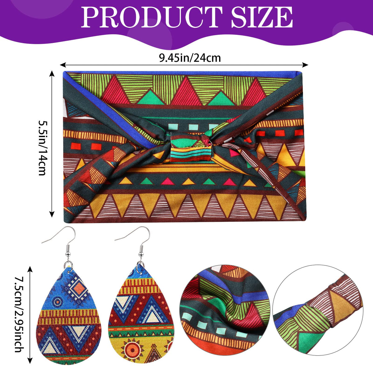WILLBOND teardrop faux leather earrings-3 durable hook for secure wear