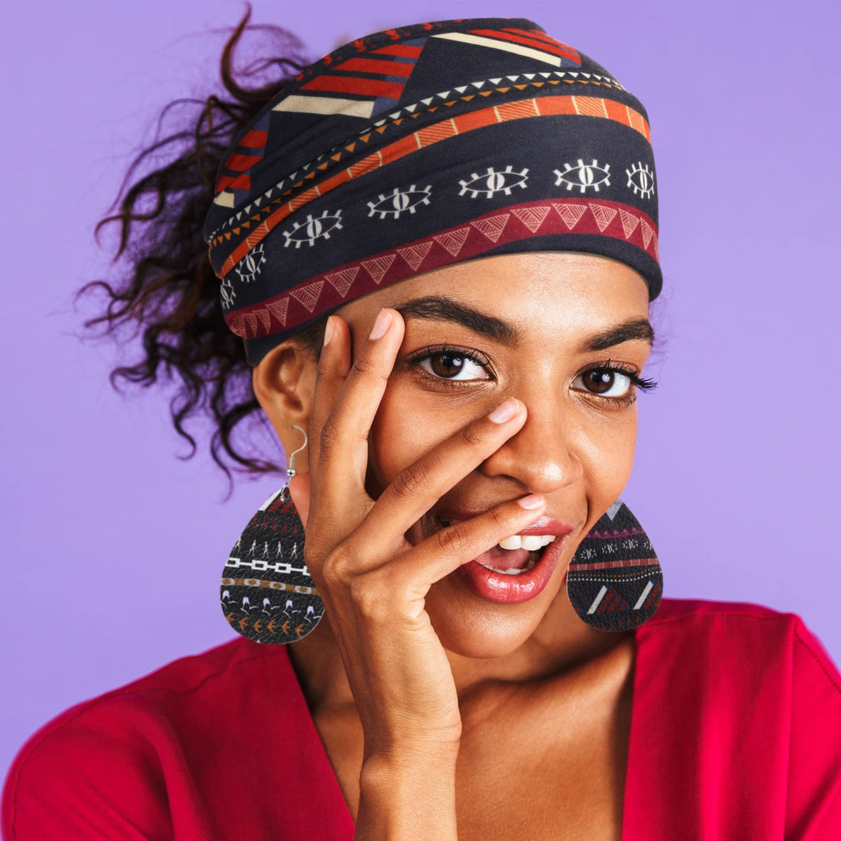 WILLBOND headband bright pattern-3 comfortable wear for long days