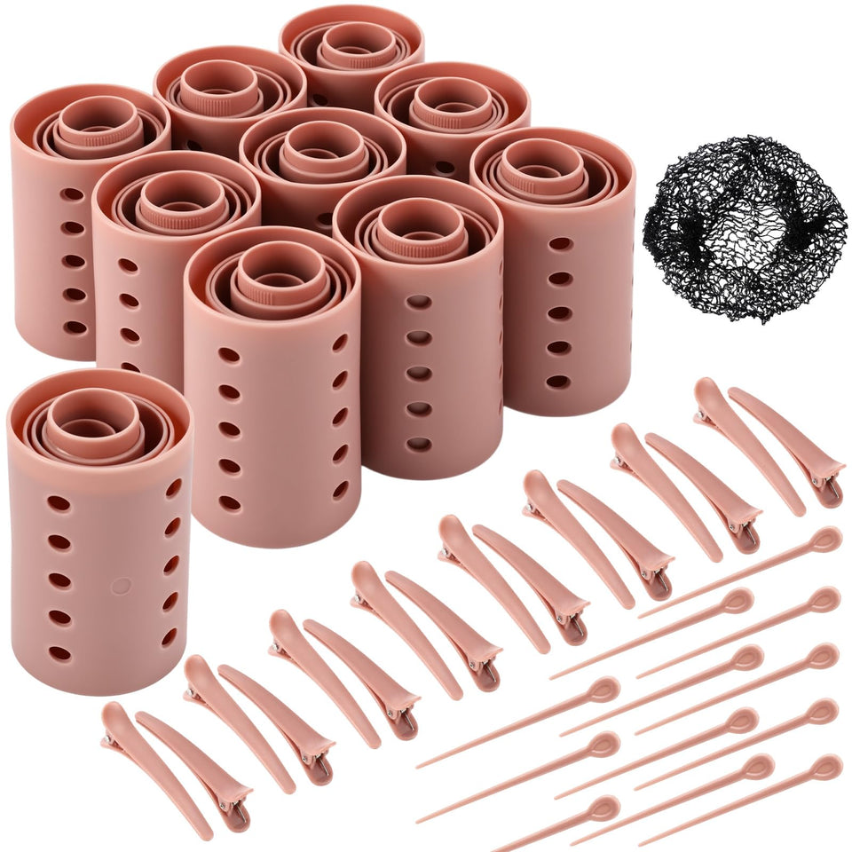 Willbond brown 1.5 cm hair roller for easy, flexible curls.