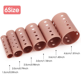 Willbond brown 2 cm hair roller for soft, defined waves.
