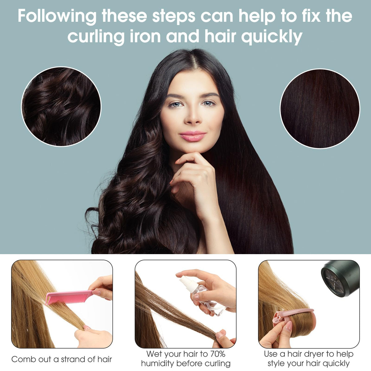 Willbond brown 3 cm hair roller for bouncy ringlets.