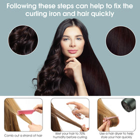 Willbond brown 3 cm hair roller for bouncy ringlets.