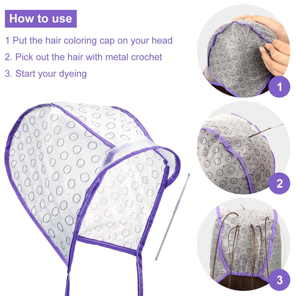 WillBond highlighting cap with elastic back fits most heads comfortably