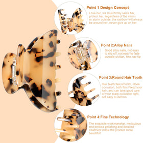 WILLBOND chic hair clamp adds subtle elegance for everyday outfits.