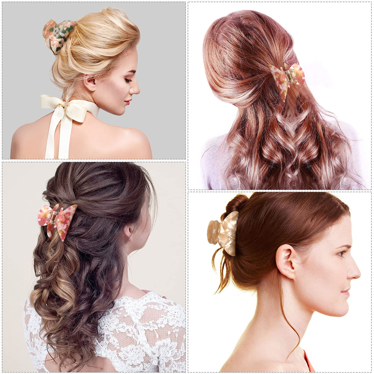 WILLBOND elegant hair clip adds subtle sophistication to casual or formal looks.