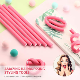 Willbond bend-end design helps fix hair for longer-lasting curls in pink
