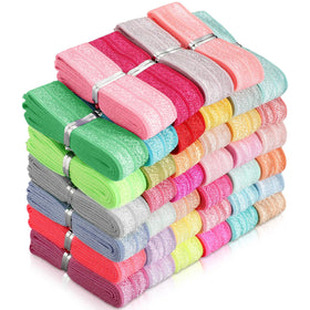 Willbond fold-over elastic pastel colors for easy hair bow making