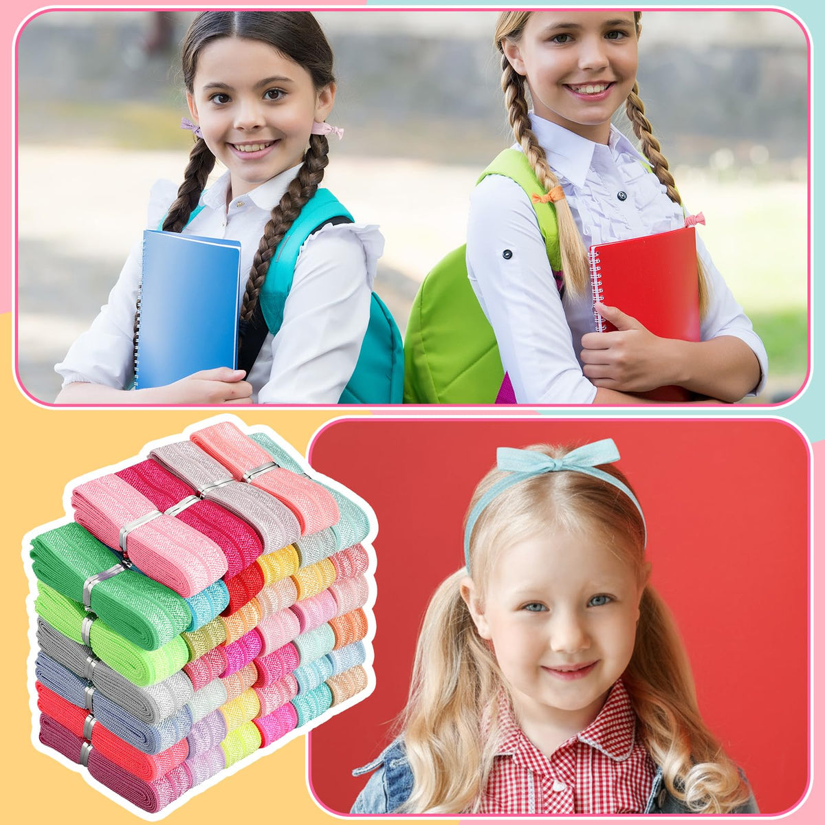Willbond fold-over elastic suits party favors and newborn accessories