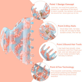 WILLBOND 2.6-inch clip shapes half-up hairstyles with confidence