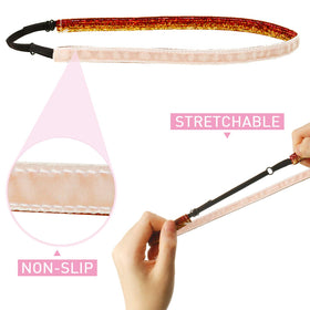 Willbond glitter headbands ideal for teens and women seeking stylish, versatile accessorizing.