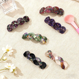 Willbond large hair clip on hair updo, elegant vintage style for special occasions.