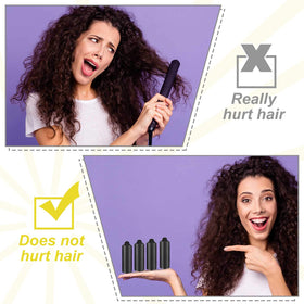 WILLBOND hair curler demonstrates wave creation and versatile use on different hair.