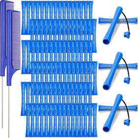 WILLBOND hair perm rods blue 96-piece set for versatile curls