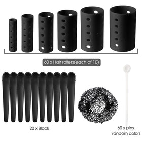 WILLBOND 60 hair pins keep rollers secure for quick, long-lasting styles
