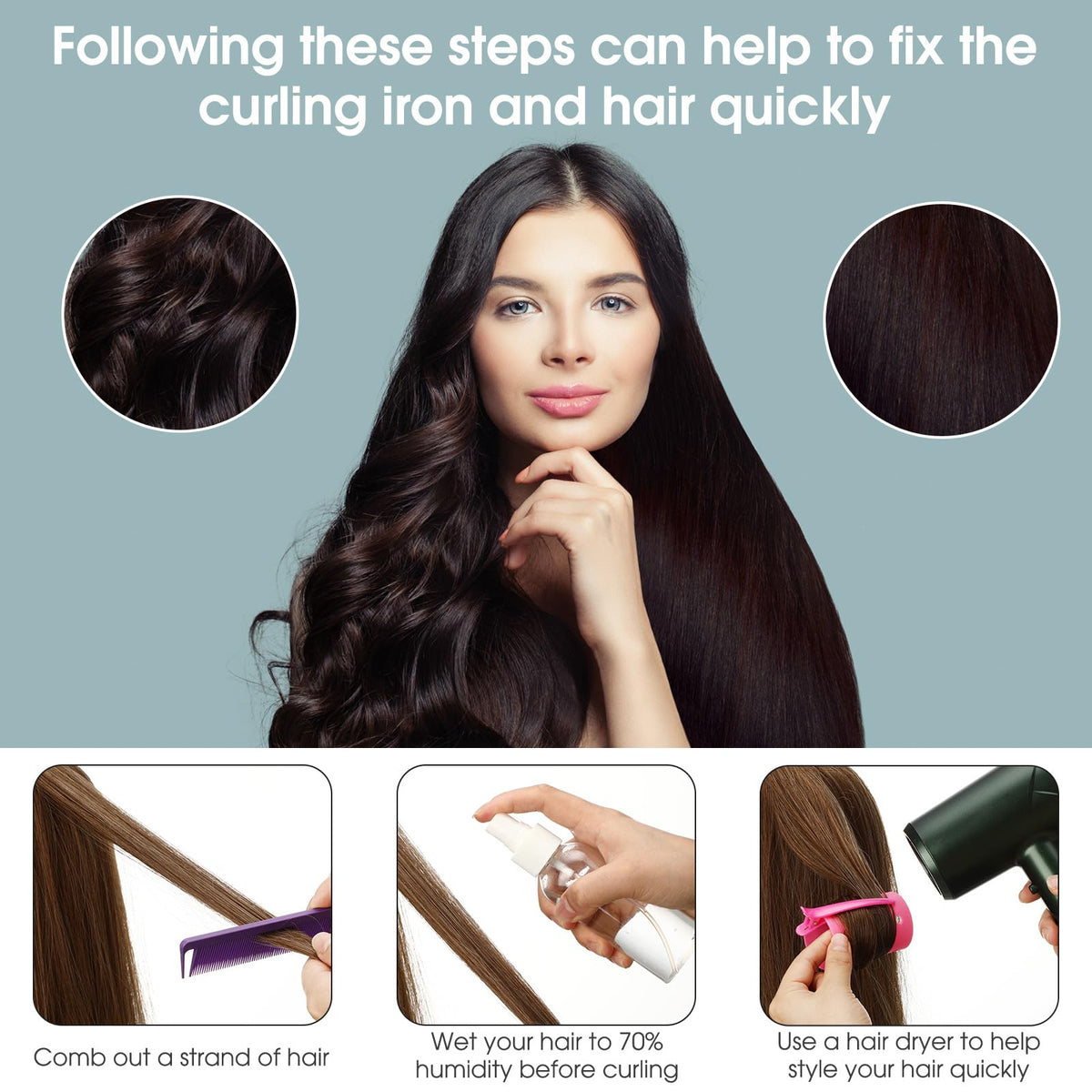 WILLBOND different sizes let you customize curls and volume