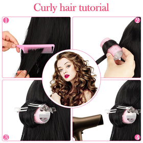 Willbond three-size rollers offer versatile styling ideas for waves and curls.