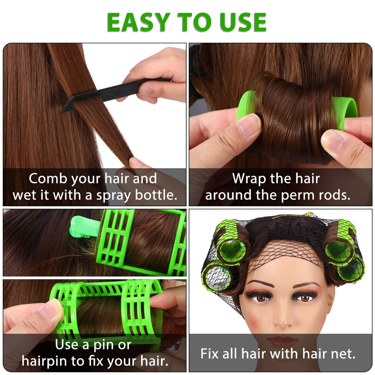 Willbond lightweight hairnet keeps hair neat during styling