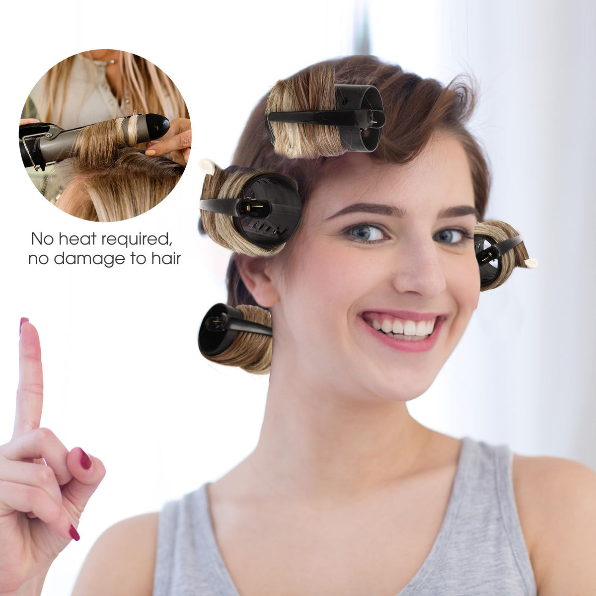WILLBOND breathable hair net secures hair during styling