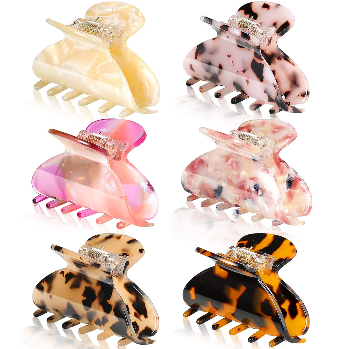 WILLBOND medium hair clip in tortoise shell pattern for secure, lasting hold.