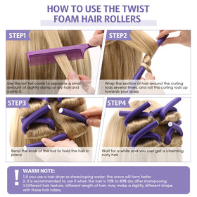 WILLBOND no-heat curlers in use illustrate safe styling.
