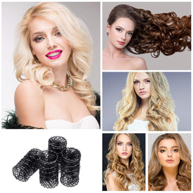 WILLBOND no-heat rollers set for versatile vintage-inspired hairstyles at home.