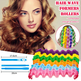 WILLBOND no-heat hair styling with wave rollers for all hair types