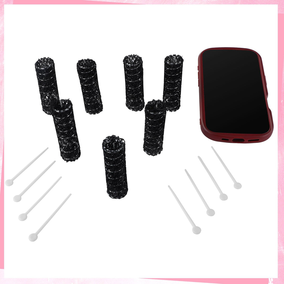 Willbond overnight styling waves image shows heat-free curl option.