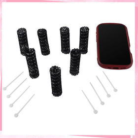 Willbond overnight styling waves image shows heat-free curl option.