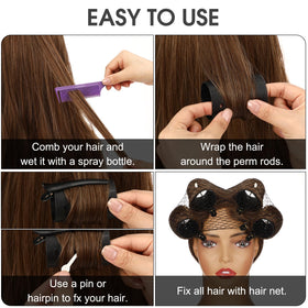 WILLBOND 20 plastic clips for secure holding during styling